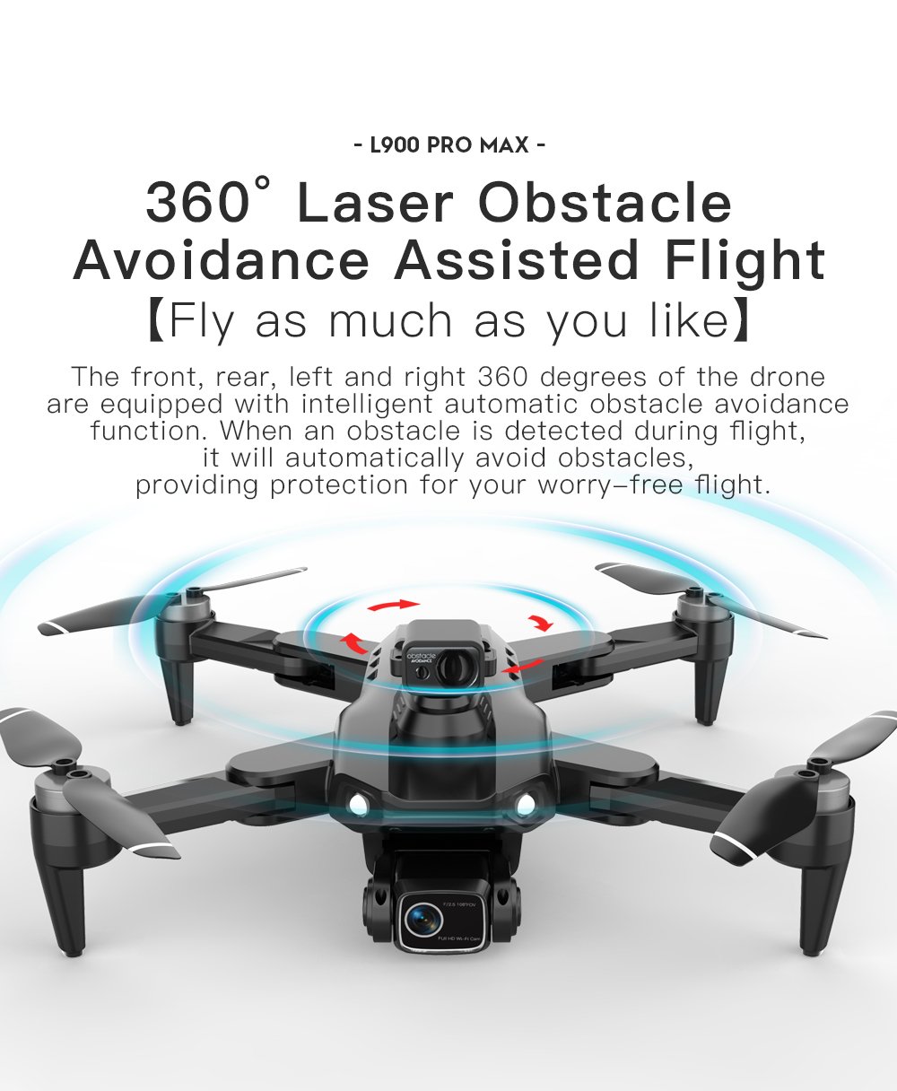 LYZRC L900 PRO MAX Laser obsta - Drone Photogrammetry recension och pris