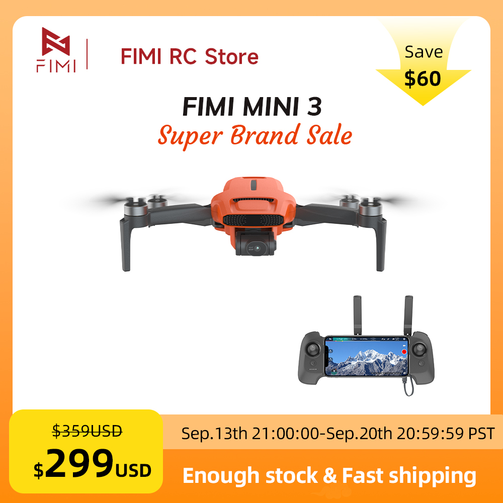 FIMI MINI 3 Camere Drone 4K 60 - Drone Mapping recension och pris